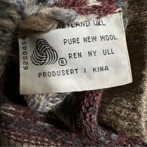 North Peak wool cardigan sweater with a button-down front size L (i9 - Picture 9 of 11